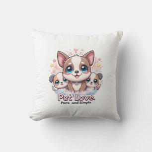 Pet Love Pure et Simple Coussin Cute Chiot Coussin
