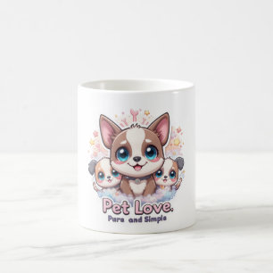 Pet Love Pure et Simple Mug Cute Puppy Lover