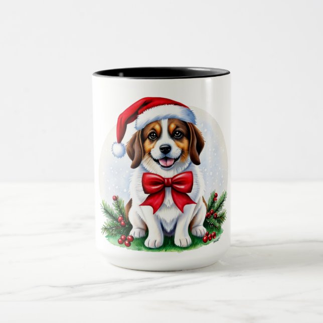 Pet Lover Noël Photo Mug Cadeau (Centre)