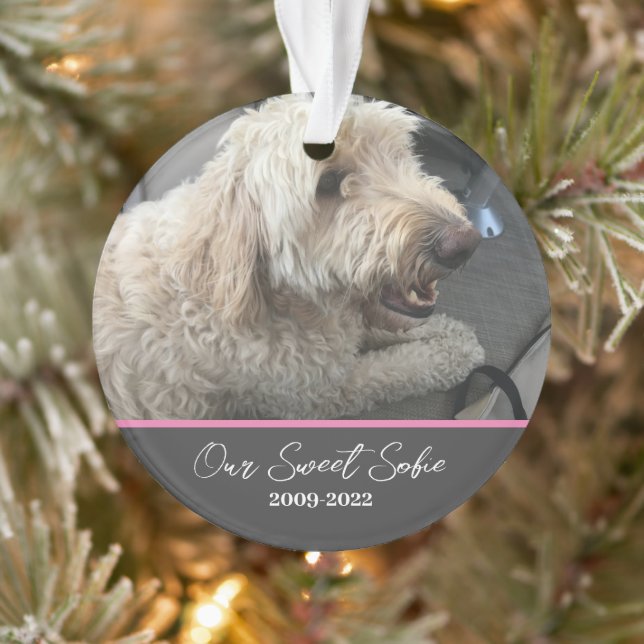 Pet Memorial personnalisable Pet Ornament (Arbre)