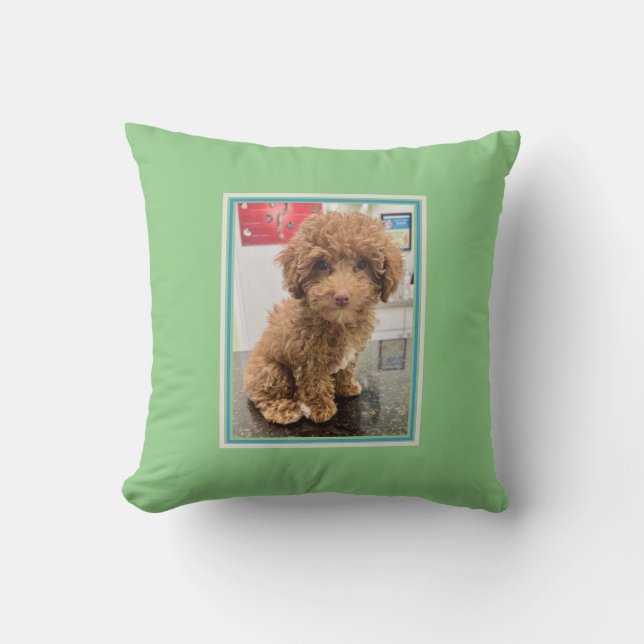 Pet Photo Customisé Chien Coussin (Recto)
