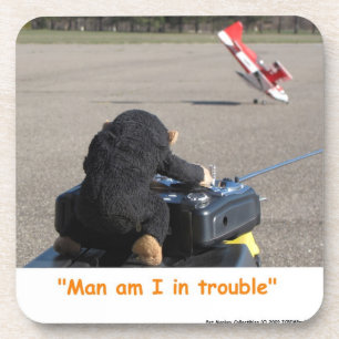 Pet Singe Crashant Dads RC Plane Dessous de verre