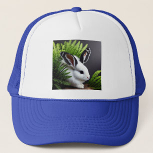 Petal Le Lapin Noir Et Blanc, Casquette de camionn