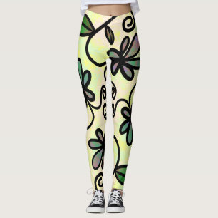 pétales botaniques leggings