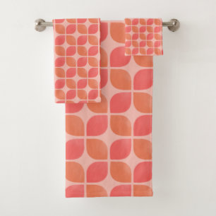 pétales de corail set de serviettes de bain - ros