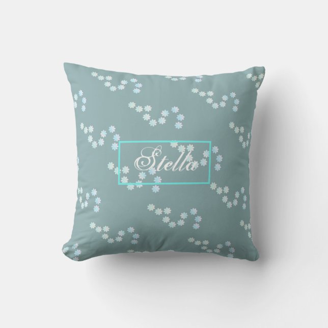 Pétales de fleurs pastel Coussin Stella Coussin de (Recto)