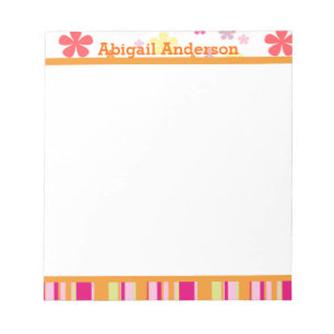 Pétales et bandes du Bloc-notes personnel