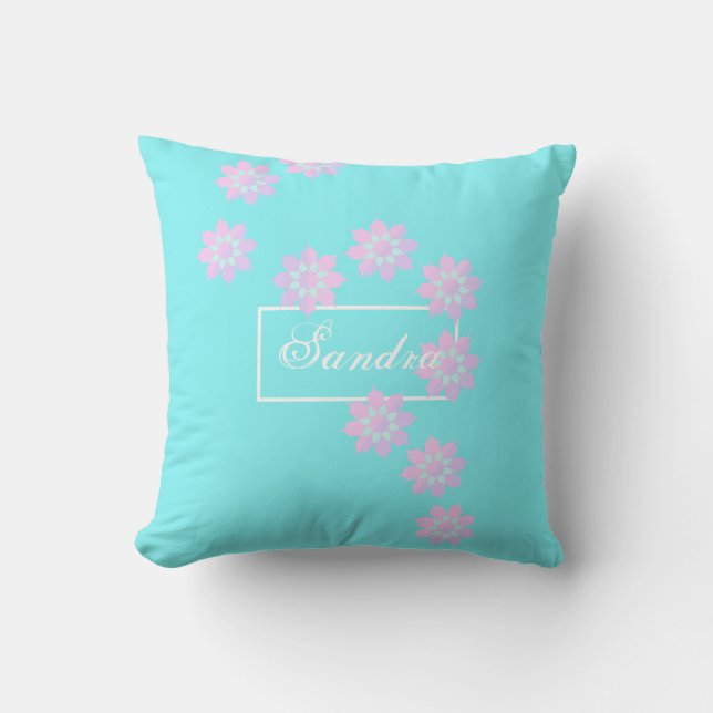 Pétales Fleurs Pastel Coussin Sandra Coussin Jeu O (Recto)