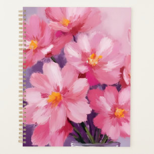 Pétales roses en fleurs Peinture de fleurs à l'a