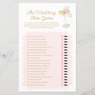 Pétales roses et Prosecco Le jeu de chaussures Mar