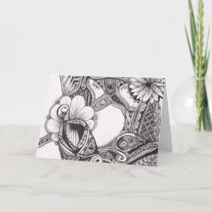 Pétales Zig-Zags et Carte pour notes de points