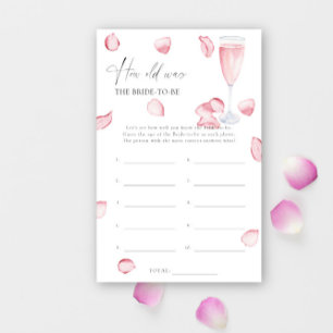 Petals Prosecco - Quel âge avait la mariée pour êt