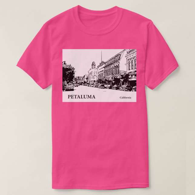 Petaluma California TShirt 2 (Design devant)