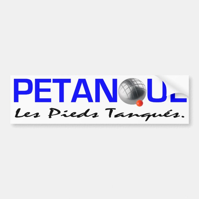 Petanque Bumper Sticker (Devant)