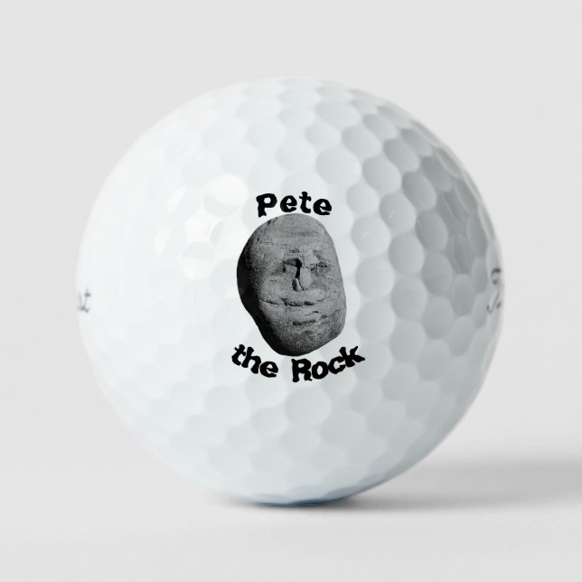 Pete the Rock Pro-V1 balles de golf (Recto)