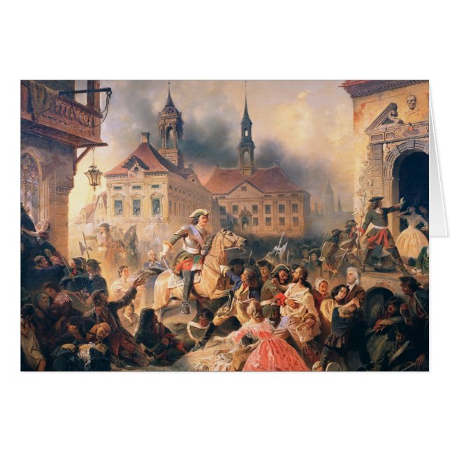 Peter le grand conquiert Narva en 1704, 1859 (Devant horizontal)