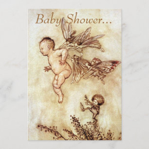 Peter Pan comme bébé de vol - invitation de baby