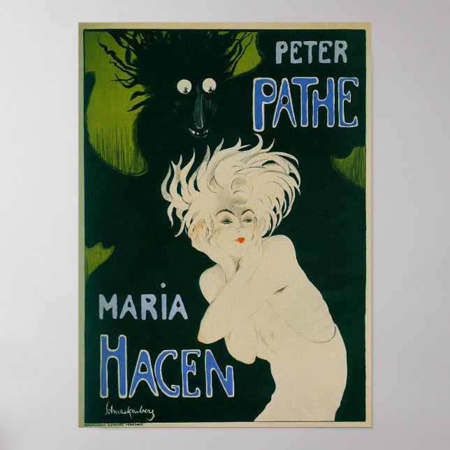 Peter Pathe - Poster de ballet Vintage Maria Hagen (Devant)