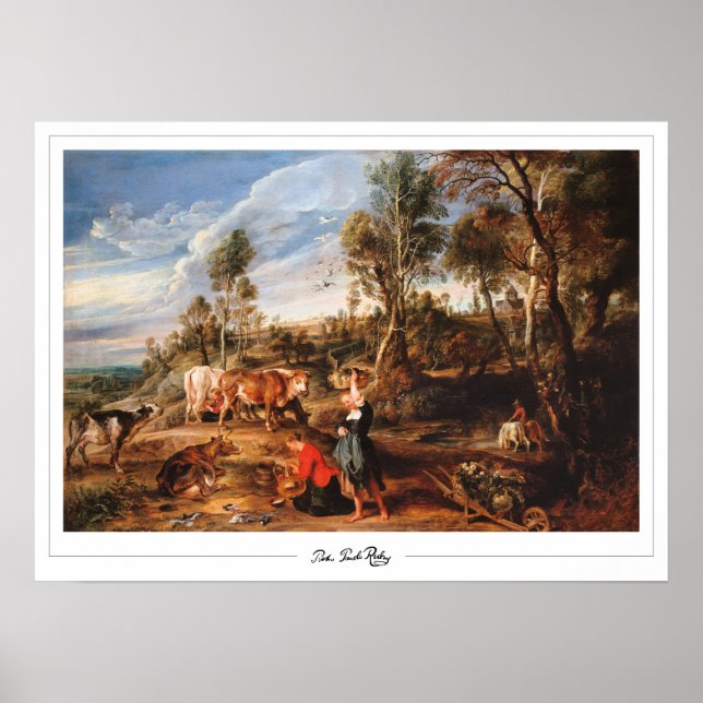 Peter Paul Rubens Poster d'art Zedign #2 (Devant)