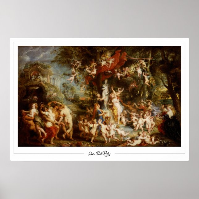 Peter Paul Rubens Poster d'art Zedign #3 (Devant)