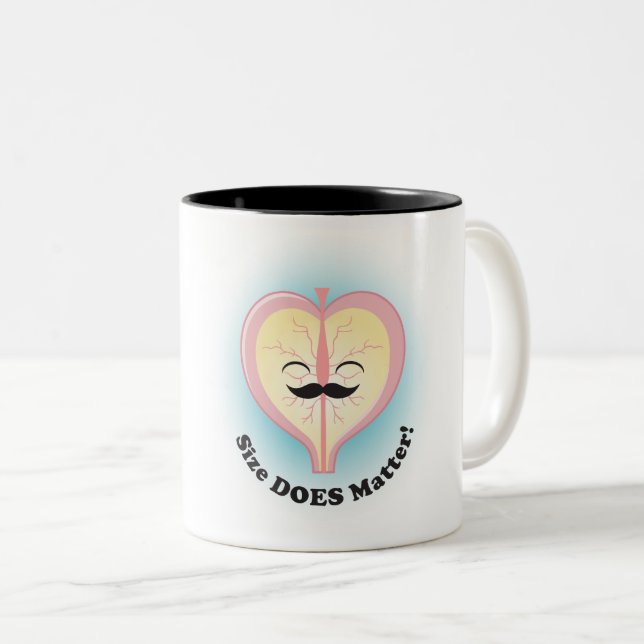 Peter Prostate : "La taille importe !"Coffee Mug (Devant droit)