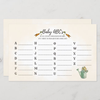 Peter Rabbit | Baby ABC's | Jeu Baby shower