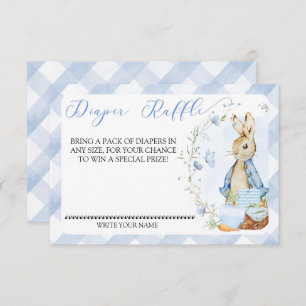 Peter Rabbit Baby Boy - Déchets Raffin Carte d'ins