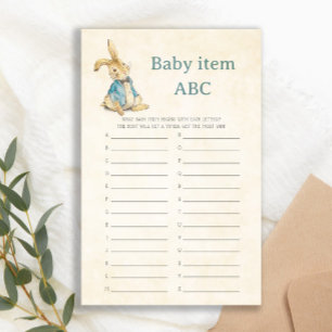 Peter Rabbit Baby shower Baby item ABC Jeu