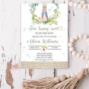 Peter Rabbit Baby shower Invitation