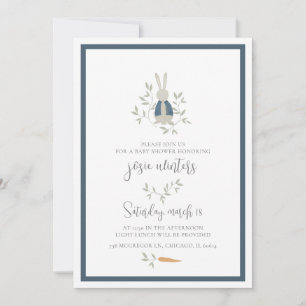 Peter Rabbit Baby shower Invitation