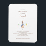 Peter Rabbit Baby shower Magnet d'invitation<br><div class="desc">Baby shower Peter Rabbit</div>