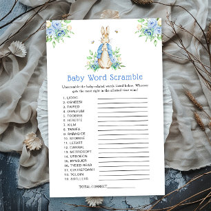 Peter Rabbit Baby Word Scramble Jeu