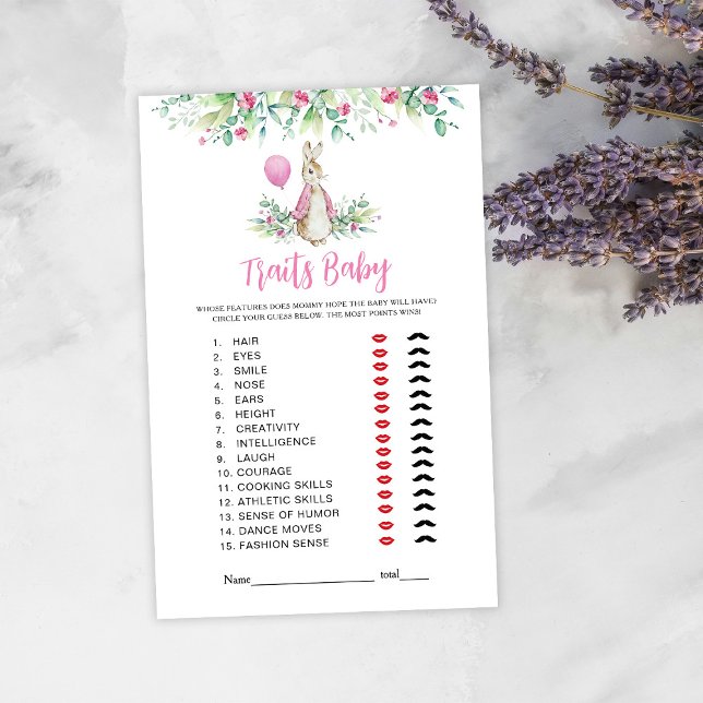 Peter Rabbit Bébé Traits Jeu (Créateur téléchargé)