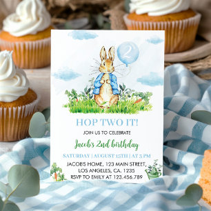 Peter Rabbit Boy Invitation d'anniversaire
