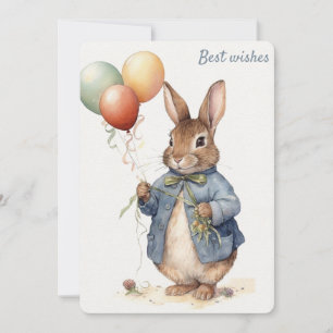 Peter Rabbit Carte de voeux