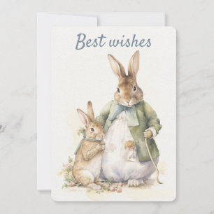 Peter Rabbit Carte de voeux