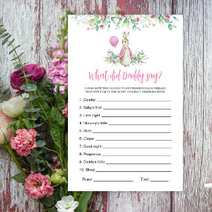 Peter Rabbit Qu'Est-Ce Que Papa A Dit Jeu