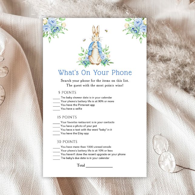 Peter Rabbit Qu'est-ce qu'il y a sur votre télépho (Créateur téléchargé)