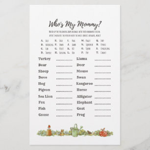 Peter Rabbit   Qui est ma maman ?   Jeu Baby showe