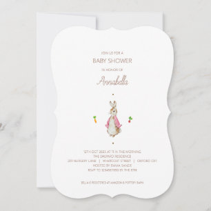 Peter the Rabbit Baby shower Invitation