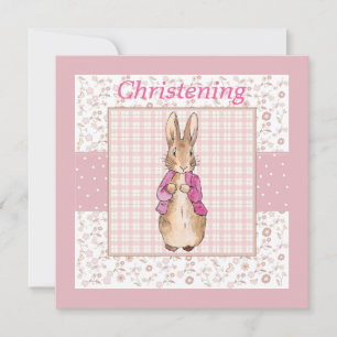 Peter the Rabbit Check & Floral Christening