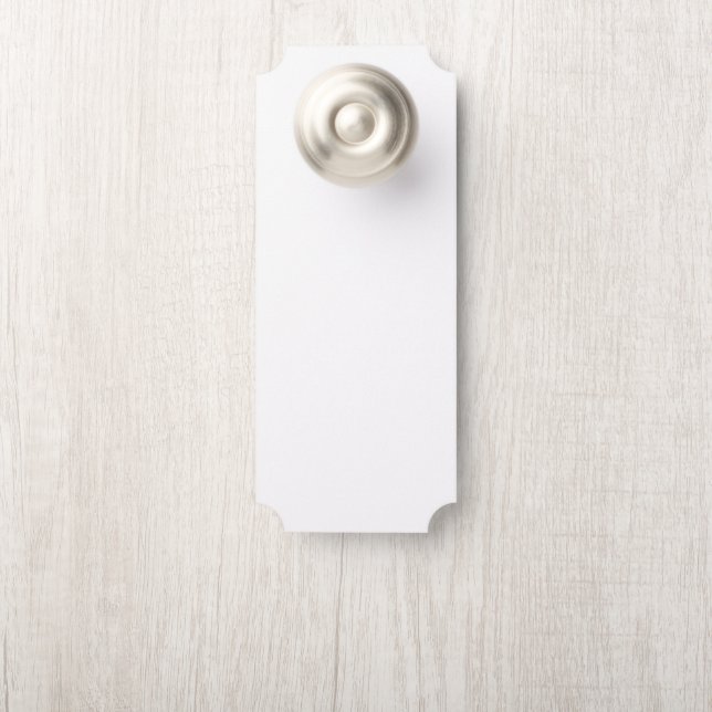 Petit Affichette de porte de billet pour usage dom (Sur le bouton)