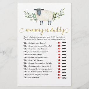 Petit Agneau doux vert maman ou papa