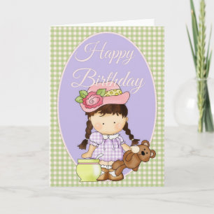 Petit Agnus Thème Joyeux Anniversaire Carte 2