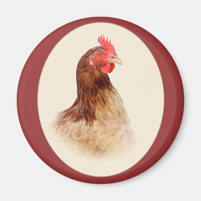 Petit aimant Brown Hen (Devant)