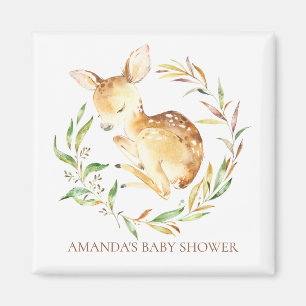 Petit aimant de faveur de baby shower de cerfs