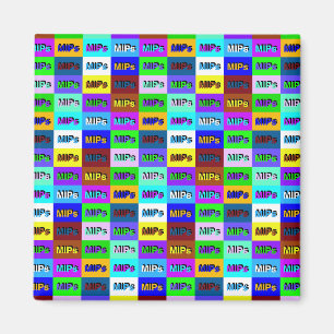 petit aimant de logo multi-mips