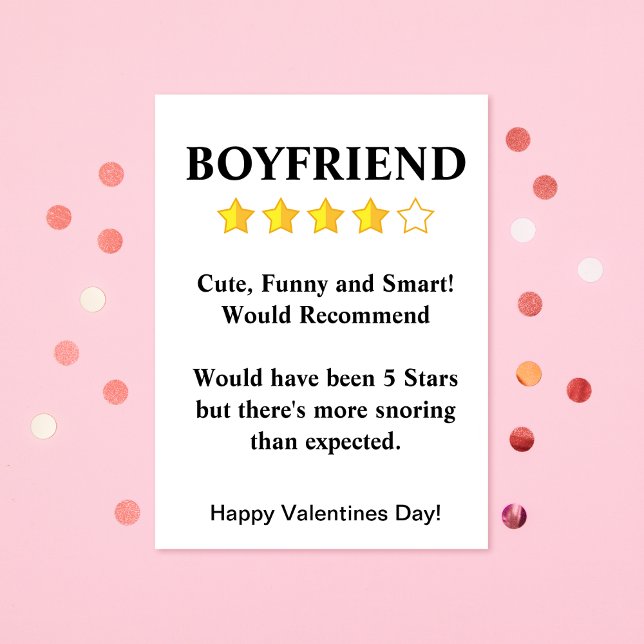 Petit ami drôle carte de la Saint-Valentin pour le (Créateur téléchargé)