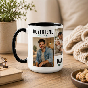 Petit ami Mari Papa Mug Fête des Pères Personnal