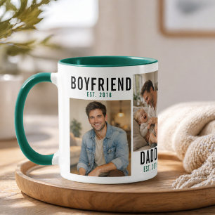 Petit ami Mari Papa Mug Fête des Pères Personnal